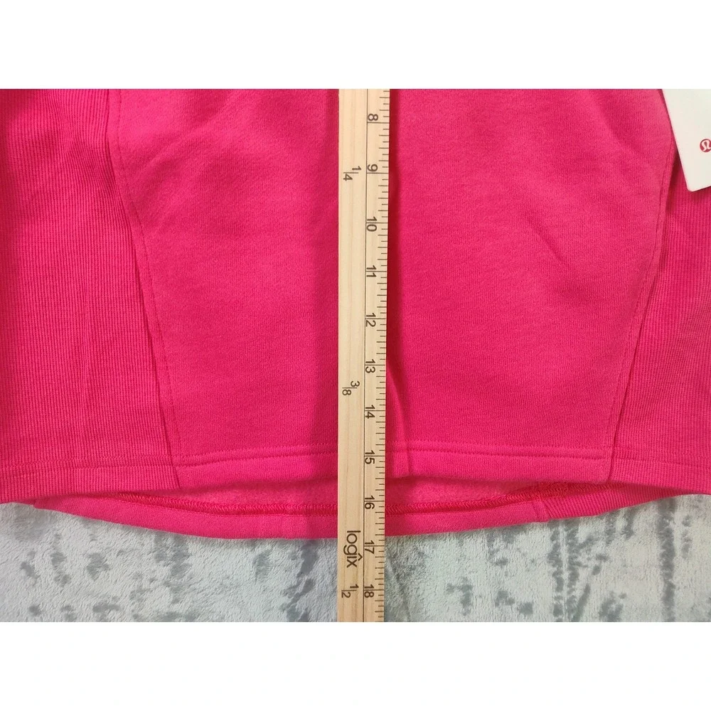 Lululemon Scuba High-Rise Mini Skirt Women's M Pink NWT Ribbed Waist NWT